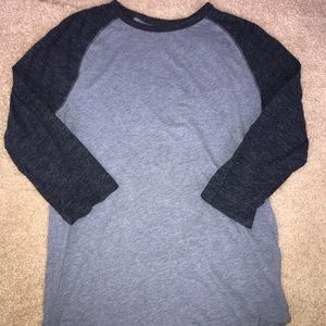 EXPRESS Baseball 3/4 length sleeve tee